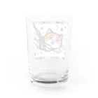 frogsystemの猫バンジー（アッ、飛んでしもた…） Water Glass :back