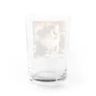 akinyan3128の私はモフモフ　(ノーウィージャンフォレストキャット) Water Glass :back