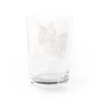 OkometoOmochiの横向き猫 グラス反対面