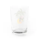 ZKBクエストSHOPのフラダンサー（アルパカ） Water Glass :back