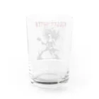 PALA's SHOP　cool、シュール、古風、和風、のguitar女子(KILLER　 QUEEN) Water Glass :back