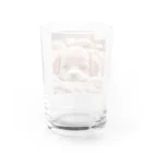 kunelezuraのワンだふるドッグデザイン3 Water Glass :back