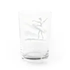 endo-6754の水墨×バレエ Water Glass :back