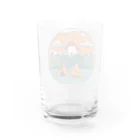 akicamの富士山とキャンプ Water Glass :back