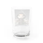 Kagaya Hiroshiの「へび暗殺者」 Water Glass :back