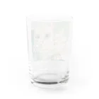 青い猫の夏の日 Water Glass :back