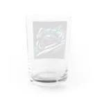 鷹鷹のスピードライン Water Glass :back