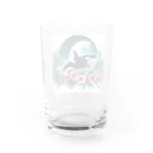 ココナッツアイランド©️のシャチ Water Glass :back