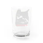 kk-welcomeの黒猫登場Ⅰ Water Glass :back
