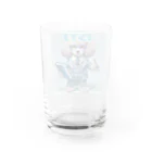 MsArtShopのISTJのトイプードル Water Glass :back