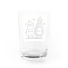 chirimenjarincoのケチャとマヨものくろ Water Glass :back