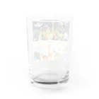 Kazusanの動物たちの行進「Marche pour la vie」バージョン Water Glass :back