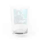 frogsystemの猫ダイバー Water Glass :back