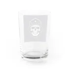 mackmのドクロアート Water Glass :back