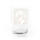 ゆまちゃんの開運雑貨屋さんの集客用子招き猫 Water Glass :back