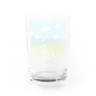 kimchinのテレビの<しばらくお待ちください>のテロップ画面 Water Glass :back