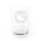 キャットパラダイス☆彡のユニ猫　宇宙空間 Water Glass :back