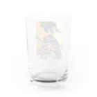 よる＠AIイラストの着物少女1 Water Glass :back