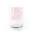 オンラインショップイエローリーフの色鮮やかな綺麗な花 Water Glass :back