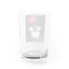 Ik0220の黒クマさんからのプレゼント Water Glass :back