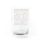 ゆずまるのくすりとグラフィティアート Water Glass :back