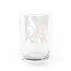 Ppit8のにわとりさん朝ごはんを食べる！ Water Glass :back