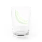 かるるんショップのきゅうりシリーズ　水彩きゅうり Water Glass :back