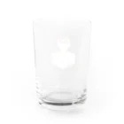 やーちゃグッズのニャンもっち Water Glass :back