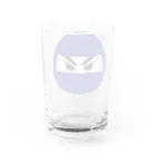 Tossy's colorの【忍び】青忍者 Water Glass :back