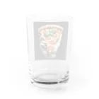 yuriseのおしゃれなpizzaのグッズ Water Glass :back