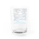 フルヤの宇宙で漂う宇宙飛行猫 Water Glass :back