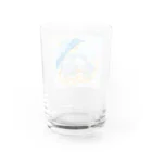 ナルセキョウのアジサイクラゲ Water Glass :back