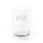 画用紙うどんのJun3 Water Glass :back