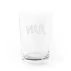 画用紙うどんのJun4 Water Glass :back