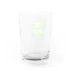 かえるのお店のポリゴンかえる Water Glass :back