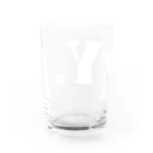 LUNARHOLIC STOREのエヌワイドットエー(通称「ニャ」) ・白 Water Glass :back