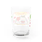 アイルの心のアトリエのLove & Happiness  Water Glass :back