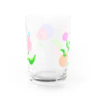 Lily bird（リリーバード）のカーネーションと水玉模様 グラス反対面