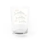 魚屋チーフの出世祝　出世魚ユニークシリーズ Water Glass :back