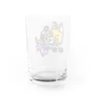 キャットＣのこうじょうけんがくの手前ふっとびキャットＣ Water Glass :back