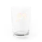 コヌイのアトリエの花とねこ Water Glass :back