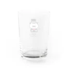 ぽんぽこショップのふむふむジェントル Water Glass :back