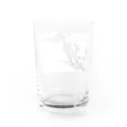 sperz shopの威嚇白猫 Water Glass :back