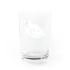 Lily bird（リリーバード）のセキセイインコのピーコちゃん Water Glass :back