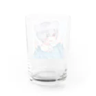 真白くん🐈🐾の新しいアイコンのグッズ Water Glass :back