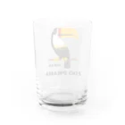 Bunny Robber GRPCのTUKAN_ZOO PRAHA Water Glass :back