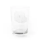 光平洋子のかしこいプーリー犬が振り向いた。puli illustration  Water Glass :back