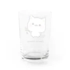 DECORの気づかいのできるネコ　笑顔になぁれver. Water Glass :back