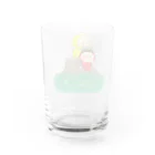 Yukiの黄色いヤツの花冠 Water Glass :back