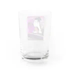 アインシュタインキャットのおもしろ写楽 Water Glass :back